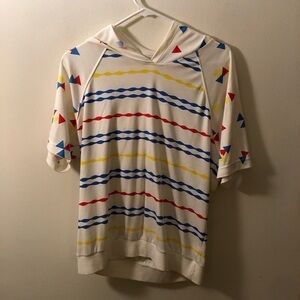 Vintage Aileen Sport Hooded Tee Shirt